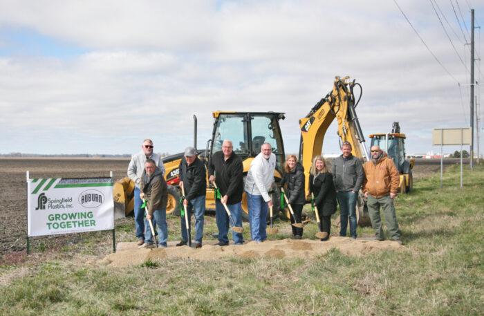 Springfield Plastics, Inc. and City of Auburn  Celebrate Groundbreaking for New Water Main